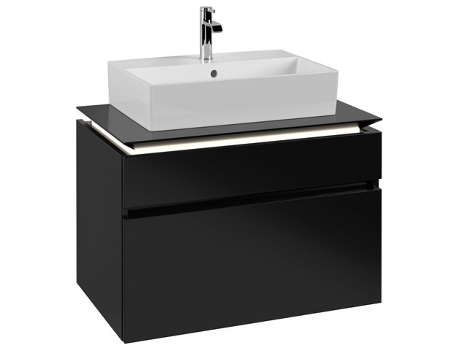 Módulo de lavabo Villeroy &amp Boch Legato B602 800x550x500mm lavabo central iluminación LED