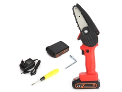 Motosierra Eléctrica Portátil Recargable, De Mano, De 4 Pulgadas, Para Jardín.