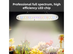Lámpara Led De Cultivo De Espectro Completo De 10 W Con Temporizador De 2h/4h/8h Y 4 Niveles De Brillo Para Plantas De Interior.