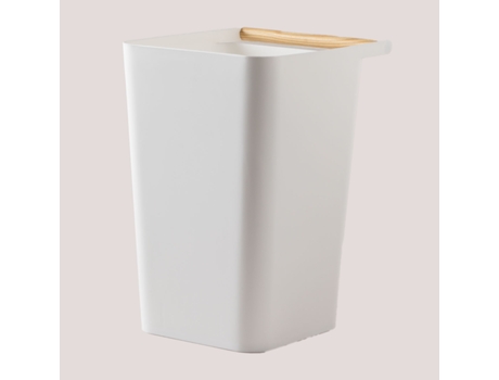 Cubo de Basura SKLUM (32 cm x 20,5 cm x 24,5 cm - Polipropileno - Blanco)
