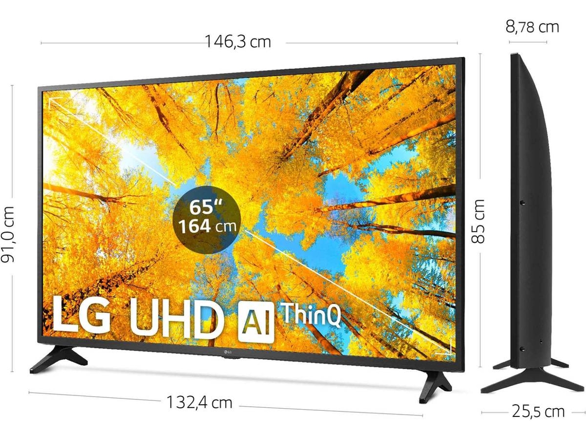 TV LG 65UQ75006LF (LED 65'' 165 cm 4K Ultra HD Smart TV