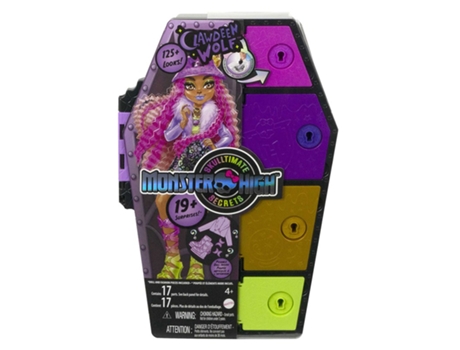 Muñeca MONSTER HIGH Skulltimate Secrets Clawdeen Wolf (Edad Mínima Recomendada: 4 años)