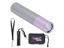 2026-linterna Led De Luz Infrarroja Cercana 630 660 850nm Con Cubierta Morada Para Cuerpo