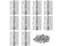 Herrajes Para Puertas Interiores, Bisagras De Acero Inoxidable Fáciles De Instalar Con Mecanismo De Funcionamiento Suave, Resistentes A La Oxidación P