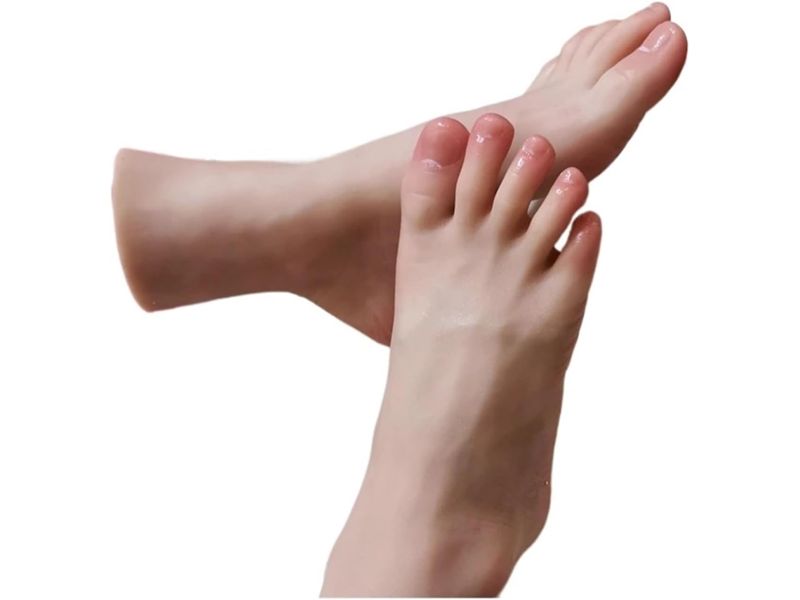 Medias De Silicona Para Mujer Que Simulan Pies, Modelo De 17 Cm, Para Pedicura Y Accesorios De Calzado.