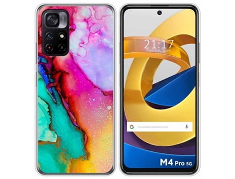 Carcasa Xiaomi POCO M4 Pro 5G TUMUNDOSMARTPHONE Dibujos Multicolor