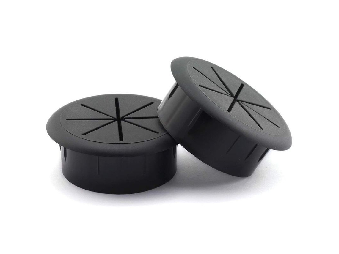 2 Piezas De Pasacables Flexibles Para Escritorio, Organizador De Cables De 61 Mm, Tapa Para Orificio