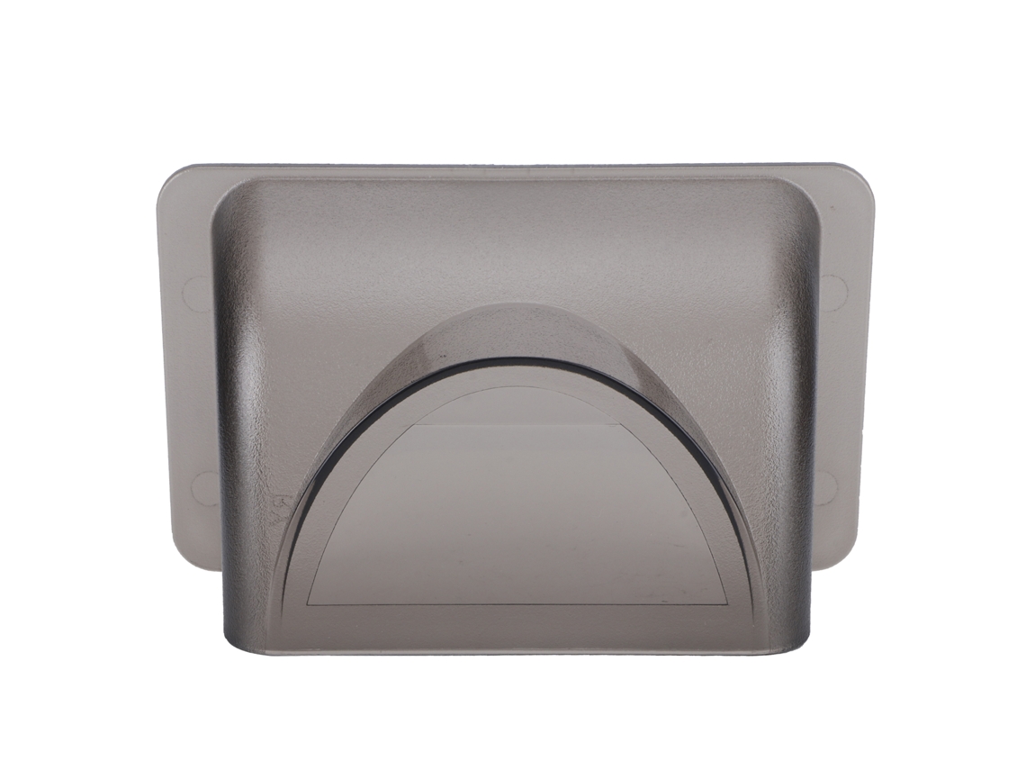 Cubierta Impermeable Uv Para Controlador De Acceso Y Timbre Visual Gris Protector Contra Lluvia