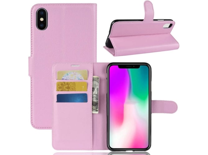 Funda Samsung Galaxy A8+ 2018 Flip Rosa
