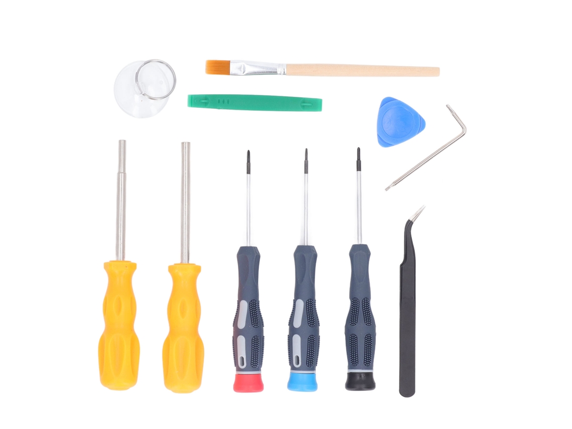 5pcs Herramientas Desarmar Electrónica: Destornilladores Pequeños, Llave, Pinzas, Cepillo, Placas Palanca