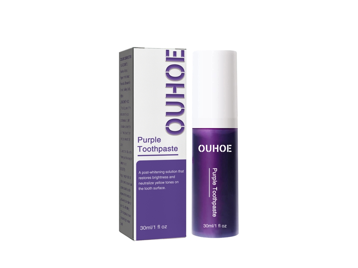 Pasta dental Ouhoe Purple White para el cuidado diario