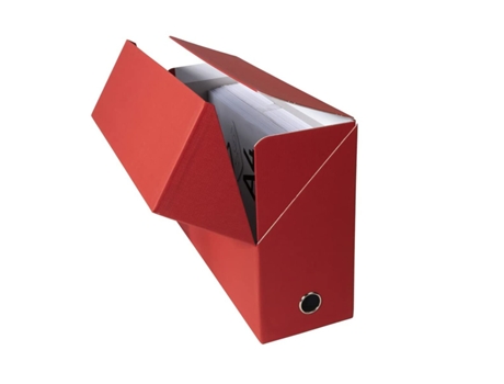 Caja de Archivo Exacompta Rojo A4 (25,5 x 34 cm)