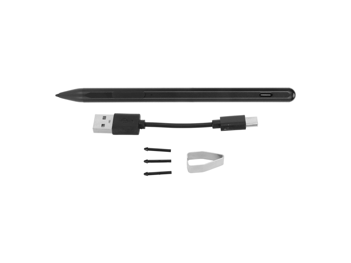 Caneta Estilográfica Smart Pen 4096 Pressão Rejeição De Palma Para Pro 3/4/x E Tablet Com Indicador Led Preta