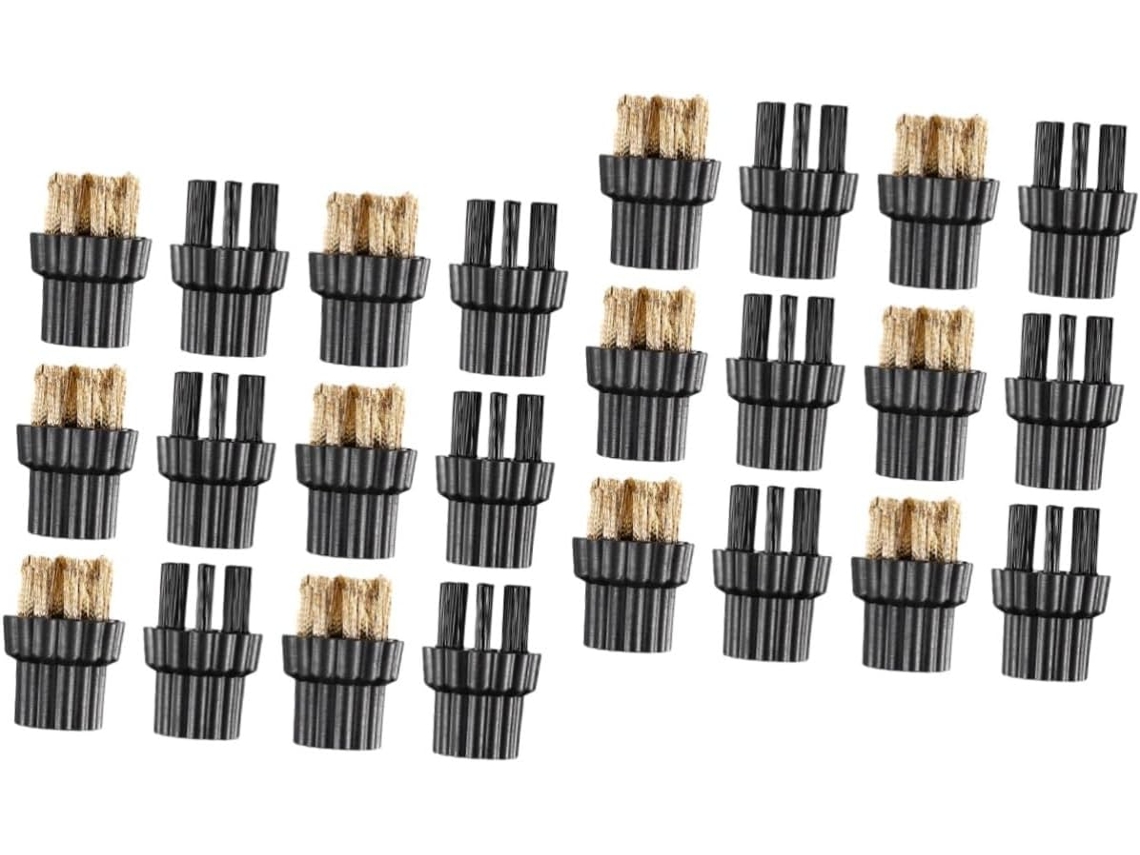 Juego de 24 cepillos sin marca para máquinas de limpieza a vapor, accesorios de repuesto