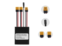 Conector Convertidor De Descarga De Batería Dual De 20v-72v 30a Para Bicicletas Eléctricas