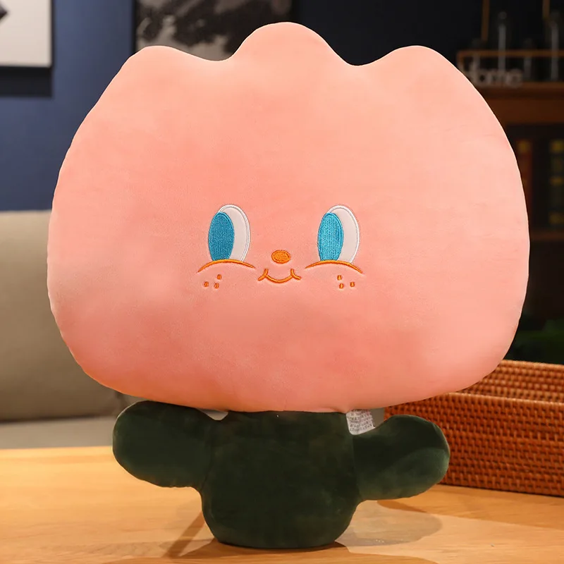 Cojín Decorativo/de Sofá Con Forma De Tulipán (rosa, 50 Cm) Para Adultos.