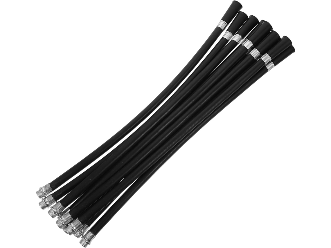 10 Mangueras De Plástico Para Extintor, Juego De Piezas Flexibles, Boquilla Compacta