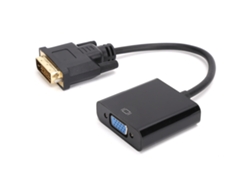 Adaptador Dvi Macho A Vga Hembra 24+1 Para Ordenadores De Sobremesa Y Tabletas