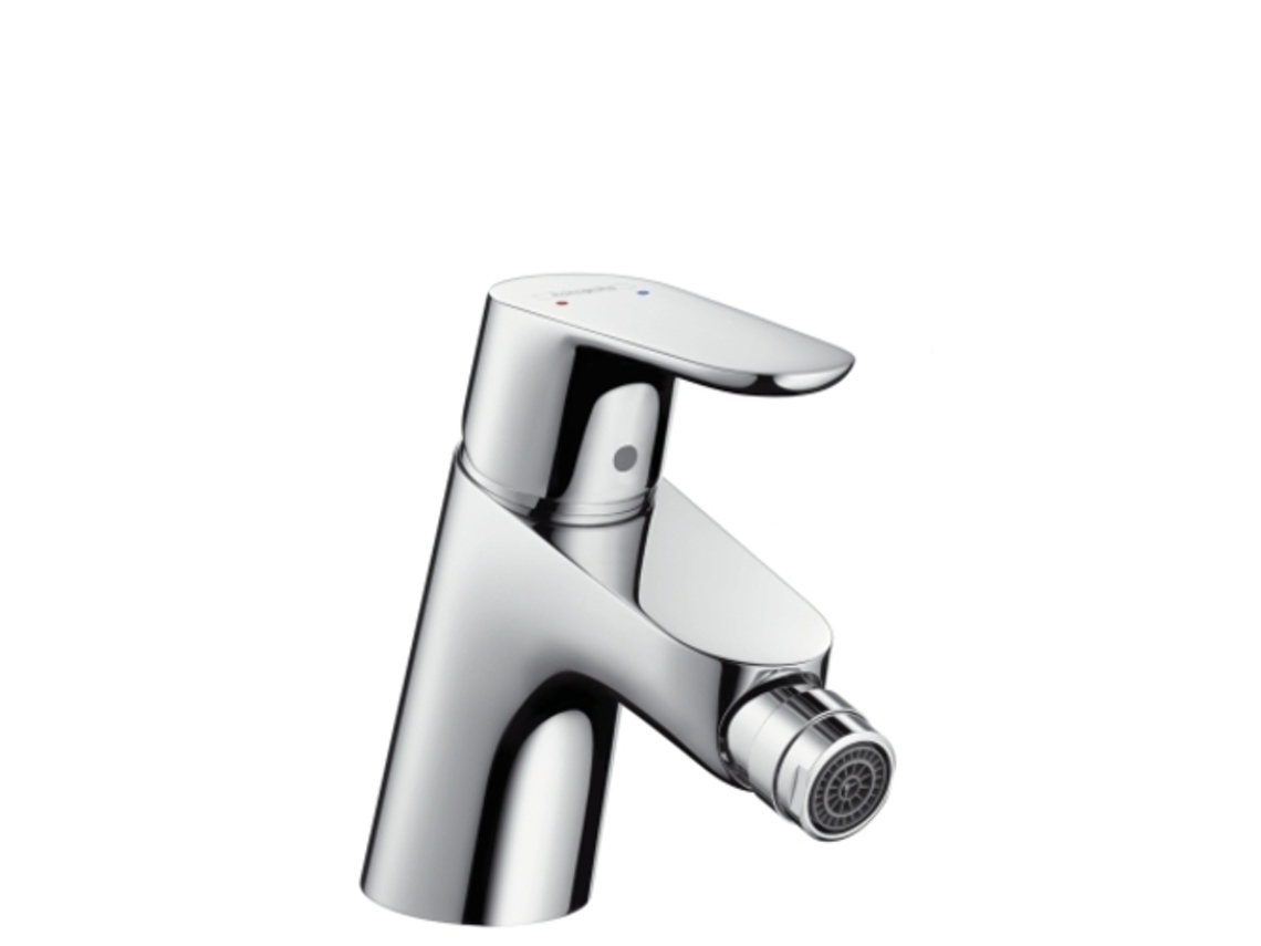 HANSGROHE Focus mezclador para bidé, proyección 126 mm, desagüe automático, cromo, 31922000