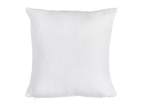 Cojín Crema 40 x 40 cm Cuadrado Floral BIGBUY HOME