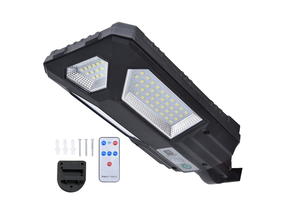 Lámpara solar LED 2026 con sensor de movimiento, resistente al agua IP65, para jardín, pared exterior, con control remoto.
