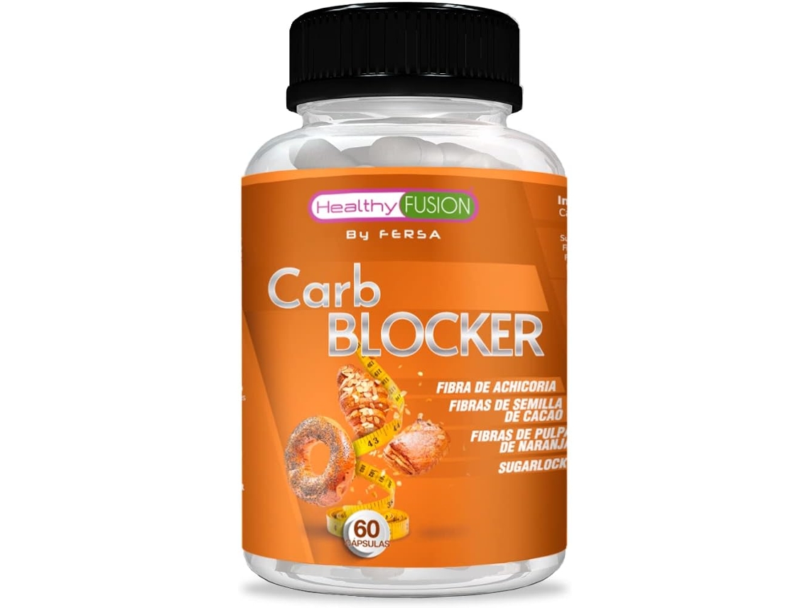HEALTHY FUSION Poderoso Bloqueador de Gordura e Carboidratos Ação Adelgaçante Adequado para Todas As Dietas 60U