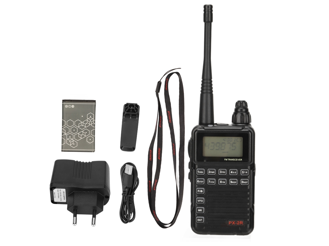Walkie Talkies Mini De Doble Banda 400-470mhz Uhf 2w 128ch De Largo Alcance Portátil Vox