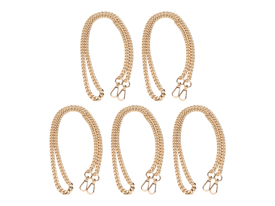 5 Cadenas Metálicas De Hierro De 1 M Cada Una Para La Fabricación De Joyas Diy (collar Y Pulsera)