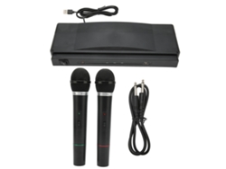 Micrófono Inalámbrico De Mano 2 En 1 Con Receptor Dinámico De Karaoke Vhf De 2,4 Ghz Para Karaoke, Reuniones Y Uso Doméstico.