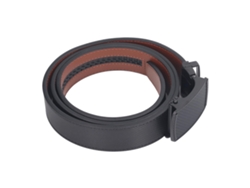 Cinturón De Cuero Para Hombre Con Hebilla Automática, Cómodo Y Ligero Para Reuniones De Negocios Y Uso Diario.