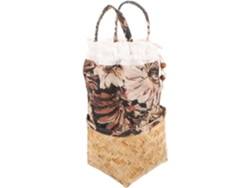 Cesta De Picnic Tejida A Mano, Versátil, Elegante Y Fácil De Transportar.