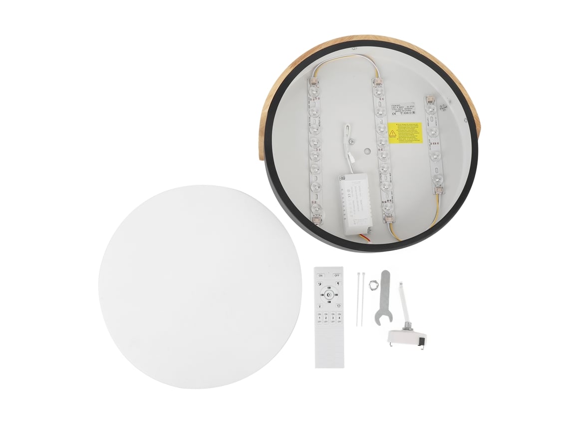 2026-lámpara De Techo Empotrada Led Moderna Regulable Redonda Con Control Remoto Para Dormitorio Sala Pasillo