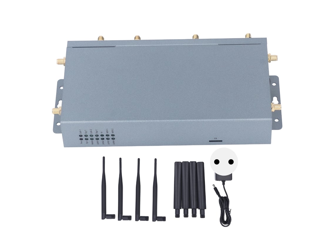 Receptor de radio con señal estable y pantalla LCD.