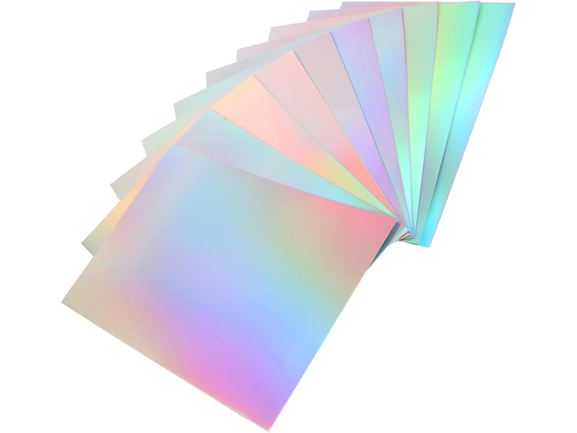 Paquete De 50 Hojas Cuadradas De Papel Plegable Para Manualidades, Fáciles De Usar.