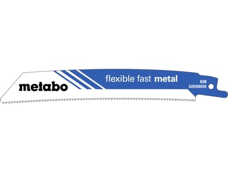 METABO 5 hojas para sierras de sable "flexible fast metal" 150 x 1,1 mm (626568000)