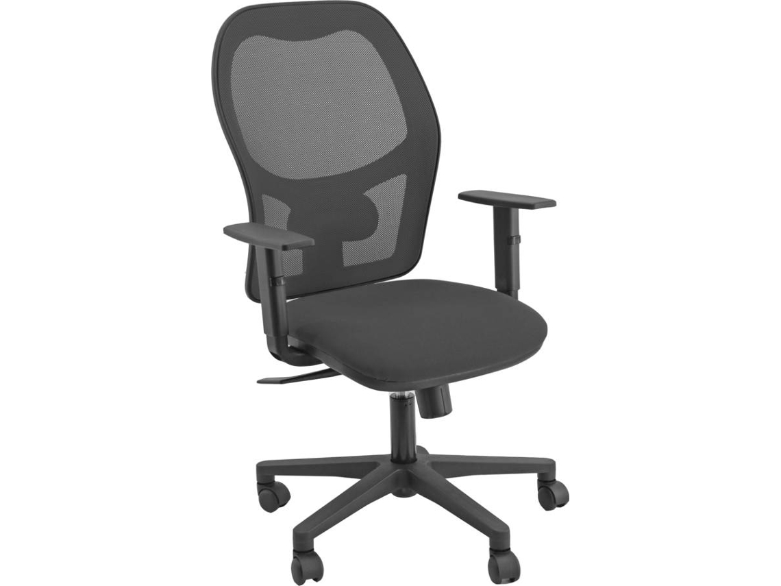 Silla de Escritorio Operativa UNIST Hubble Brazos ajustables (Azul - Tapizada)