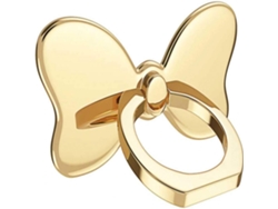 Anillo para iPhone, soporte para teléfono celular con forma de mariposa, soporte metálico giratorio de 360° para teléfonos inteligentes, iPhone, Samsung
