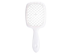 Peine Desenredante/cepillo Para Cabello Rizado - Peine Hueco De Dientes Anchos Abs+tpu
