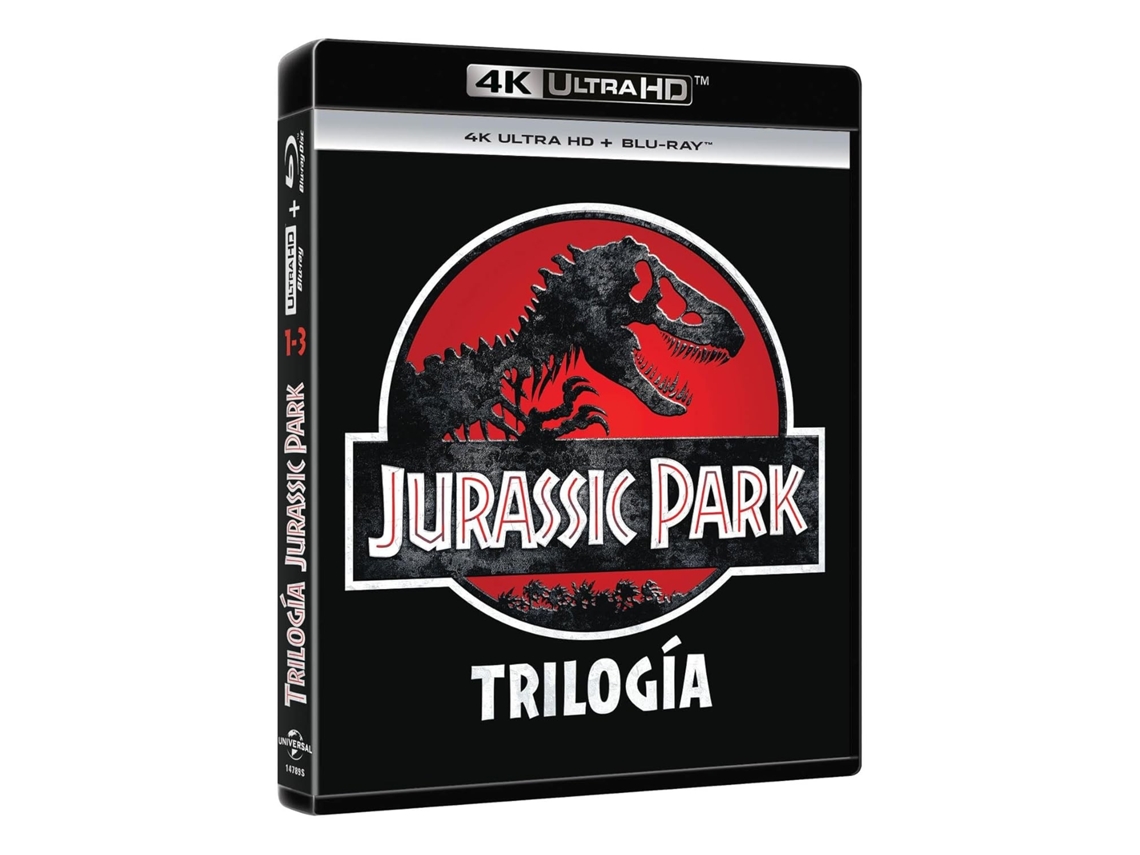 Jurassic Park Trilogy (4k Ultra HD) / Trilogía Jurassic Park Universal Pictures (1993, 1997, 2001)