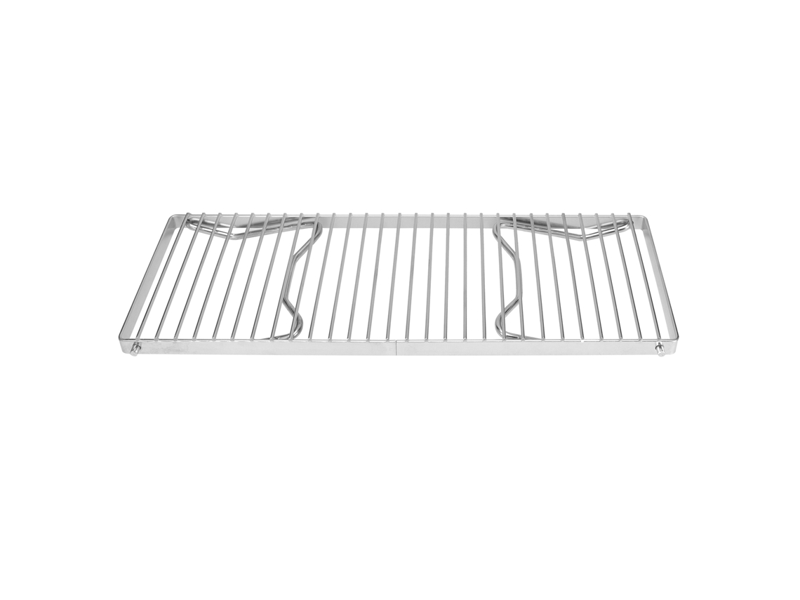 Parrilla de barbacoa portátil plegable de acero inoxidable para acampar