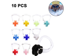 Pinzas nasales impermeables para protección de natación para adultos y niños