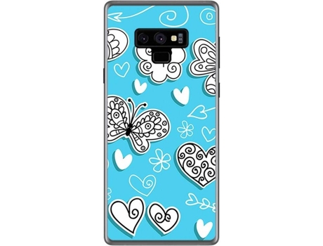 Carcasa Samsung Galaxy Note 9 TUMUNDOSMARTPHONE Mariposas Multicolor