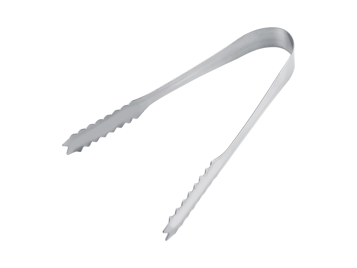 Pinzas para hielo de acero inoxidable, 5 unidades, para buffet, bodas y cocina.