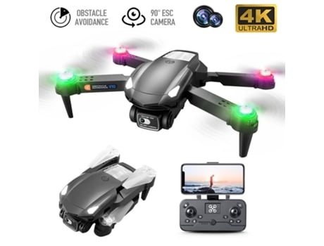 VPCOMERCIAL - Drone ENZON V10 Mini 4K (Autonomía: 20 Min - Negro)
