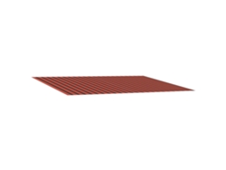 Vidaxl Tela De Repuesto Para Toldo Naranja Y Marrón 450 X 350 Cm