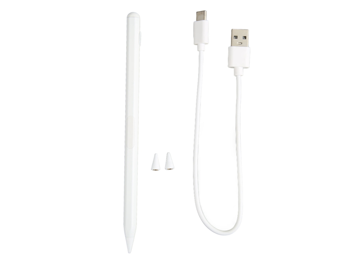 Lápis Estilo Capacitivo Com Ponta Fina Sensível À Pressão E 2 Pontas Para Tablet Ios X Pro Air Mini