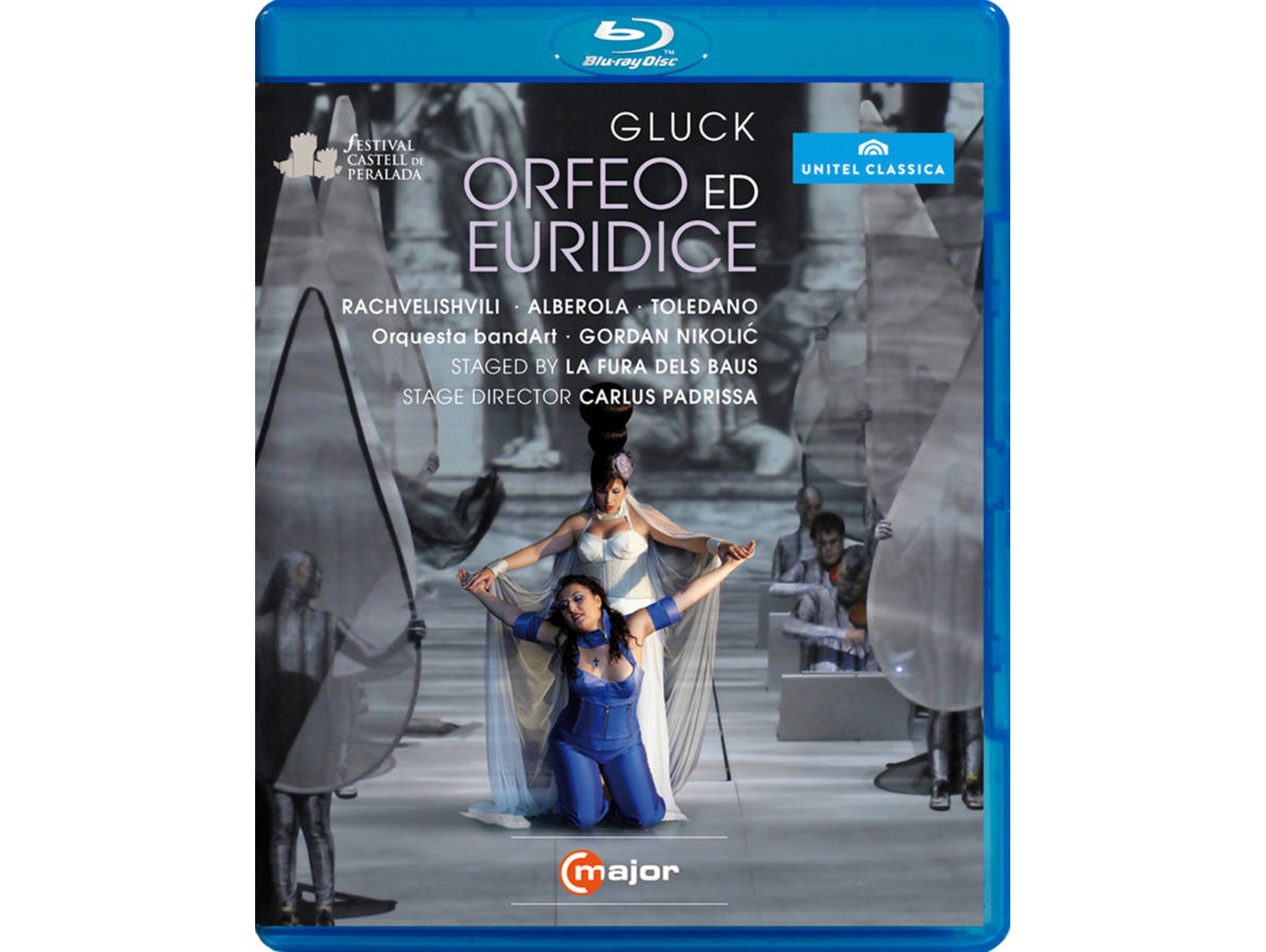 Blu-ray Video Nikolic/Rachvelishvili/Alberola/La Fura dels Baus - Orpheus und Eurydike (1 CDs)