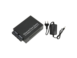Convertidor De Medios De Fibra Óptica 100mbps Modo Simplex 25km Fibra Sc Dúplex Tx1310nm Rj45 Ue