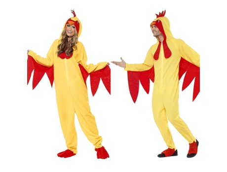 Disfraz de muñeca con traje de una pieza de gallo de Halloween, disfraz de gallo grande (S)
