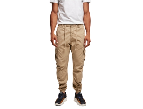 Pantalones de Chándal URBAN CLASSICS (Hombre - Beige - XS)